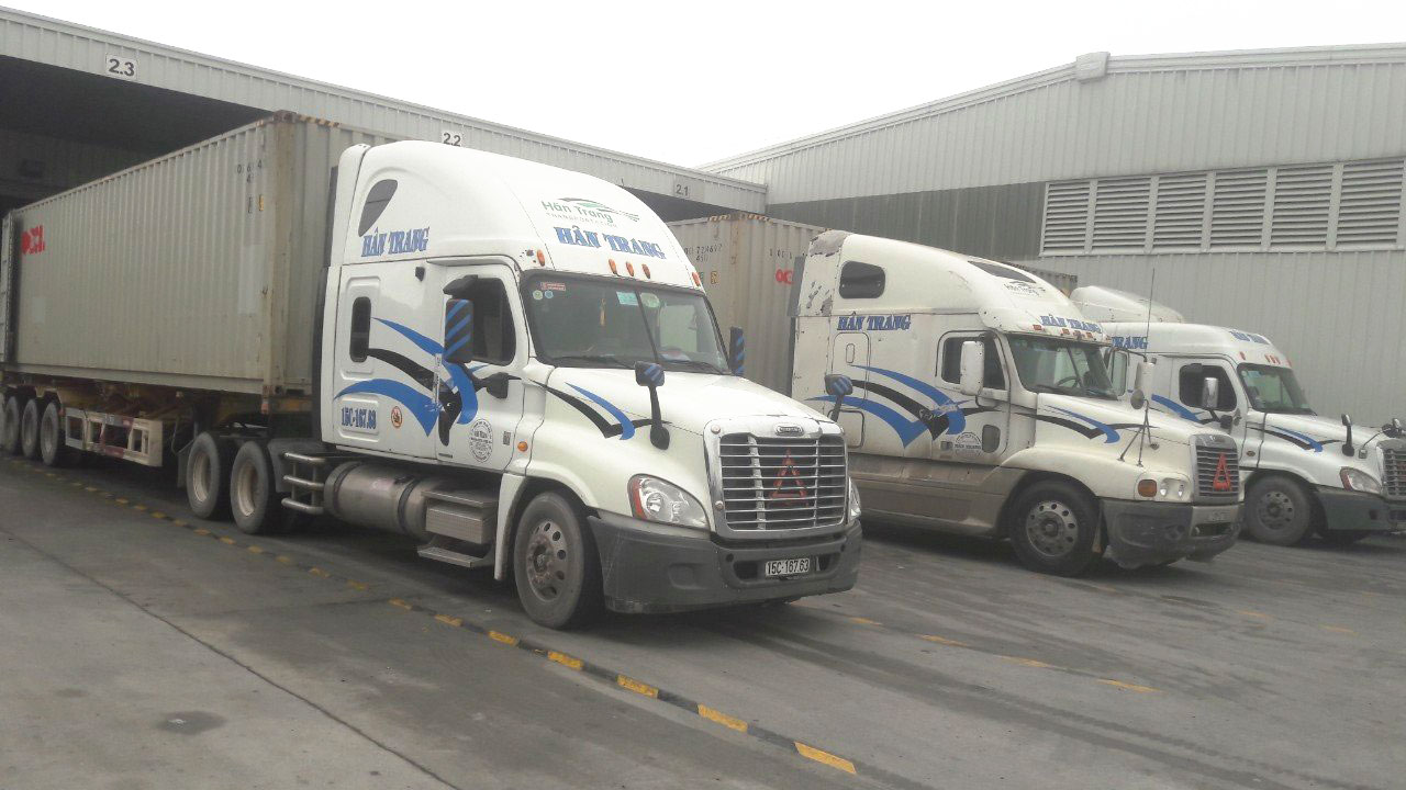 Dịch vụ chuyển hàng hóa bằng xe container tại Hải Phòng